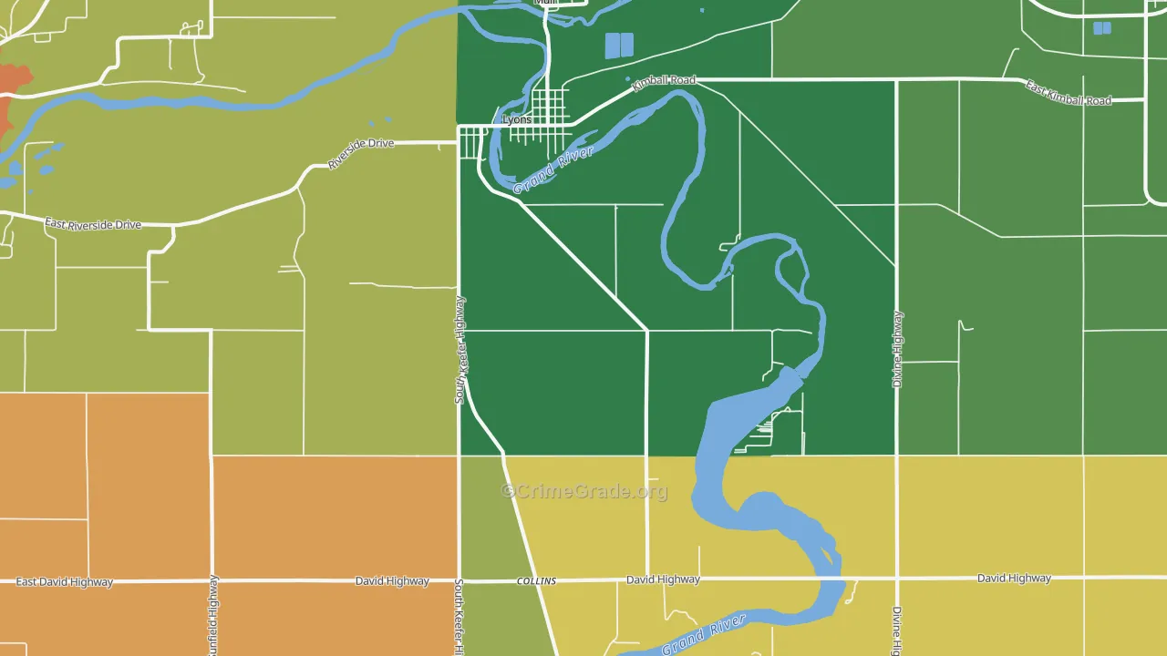 48851, MI Map of Drug-Related Crime Rates