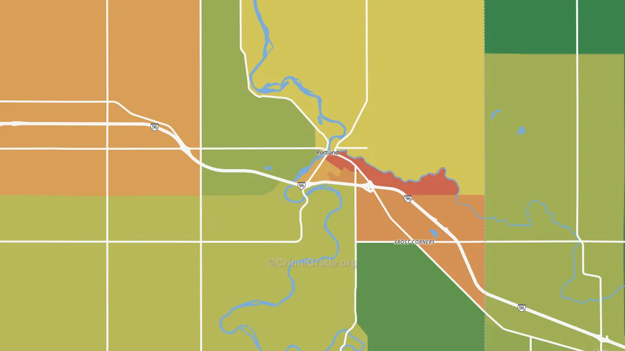 48875, MI Map of Drug-Related Crime Rates