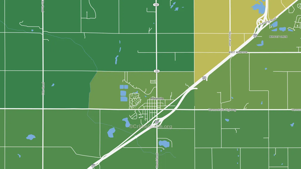 48876, MI Map of Drug-Related Crime Rates
