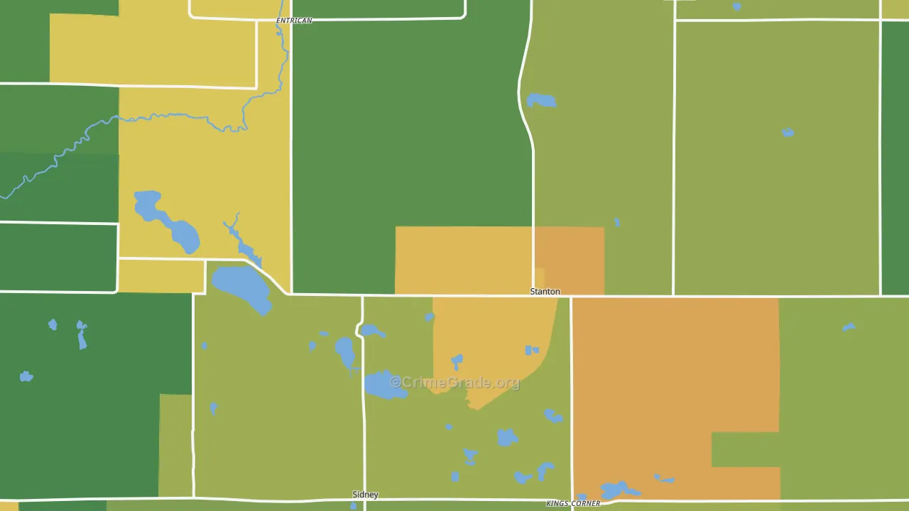 48888, MI Map of Drug-Related Crime Rates