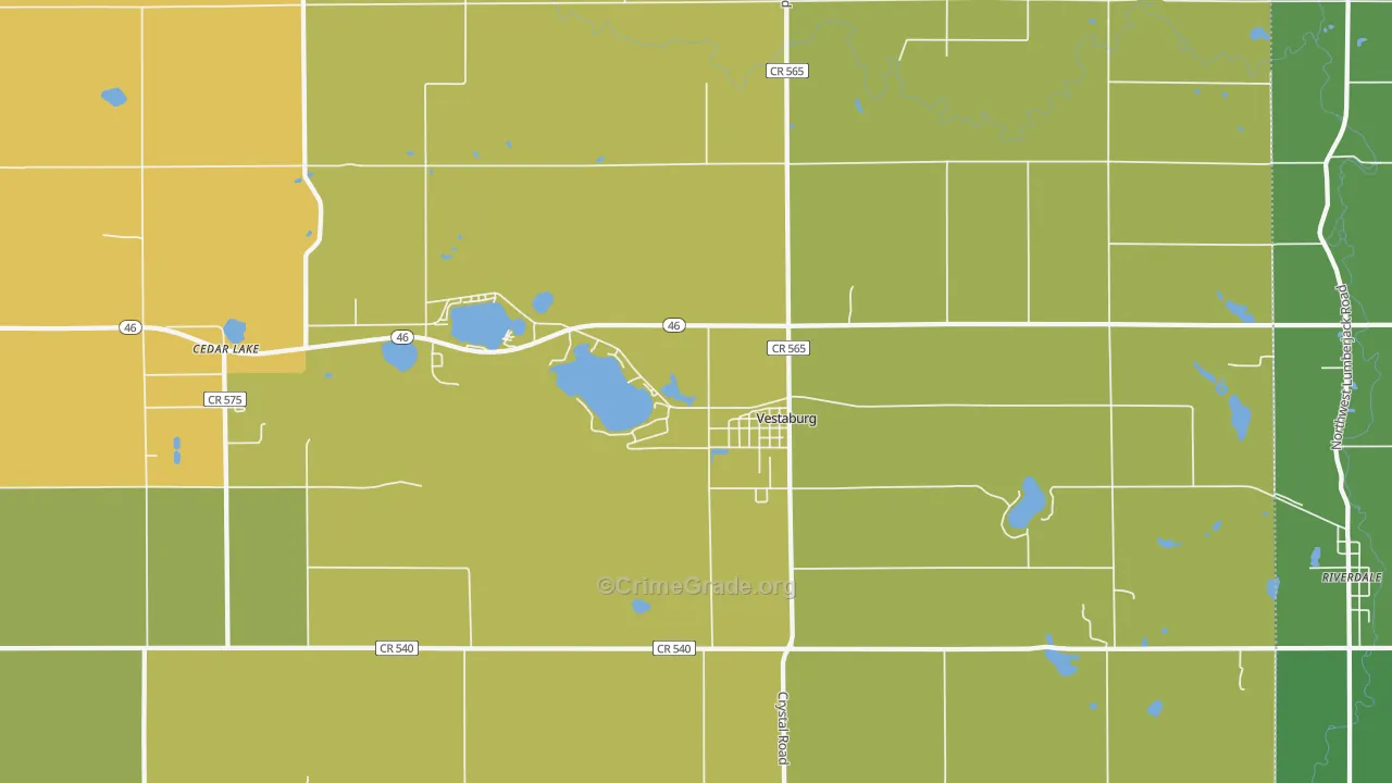 48891, MI Map of Drug-Related Crime Rates