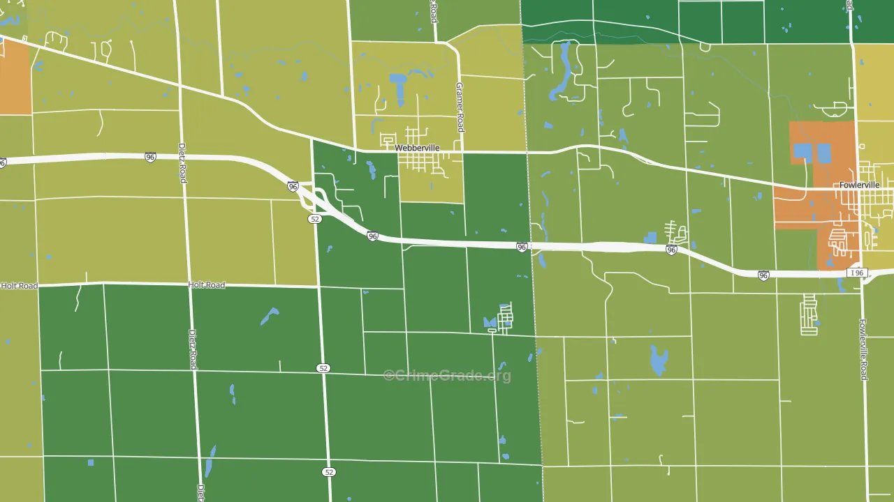 48892, MI Map of Drug-Related Crime Rates