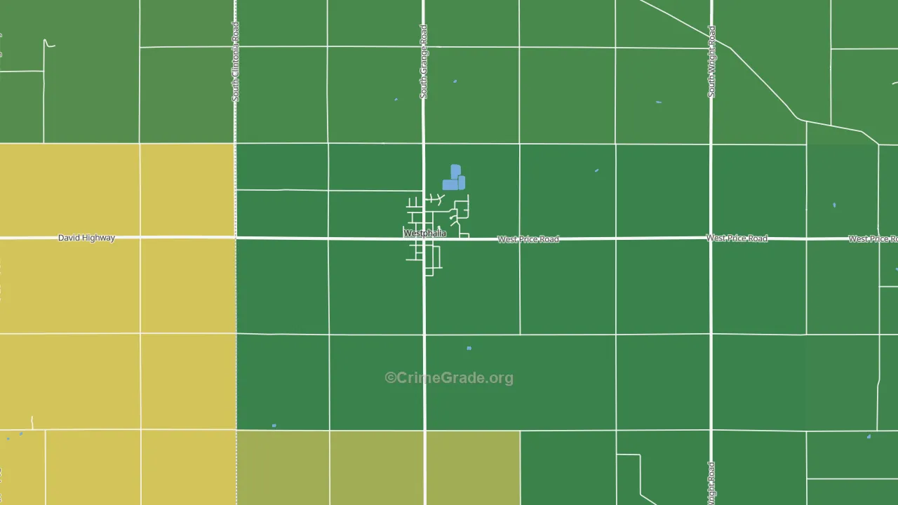 48894, MI Map of Drug-Related Crime Rates