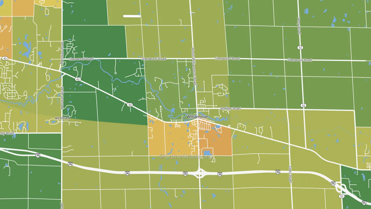 48895, MI Map of Drug-Related Crime Rates