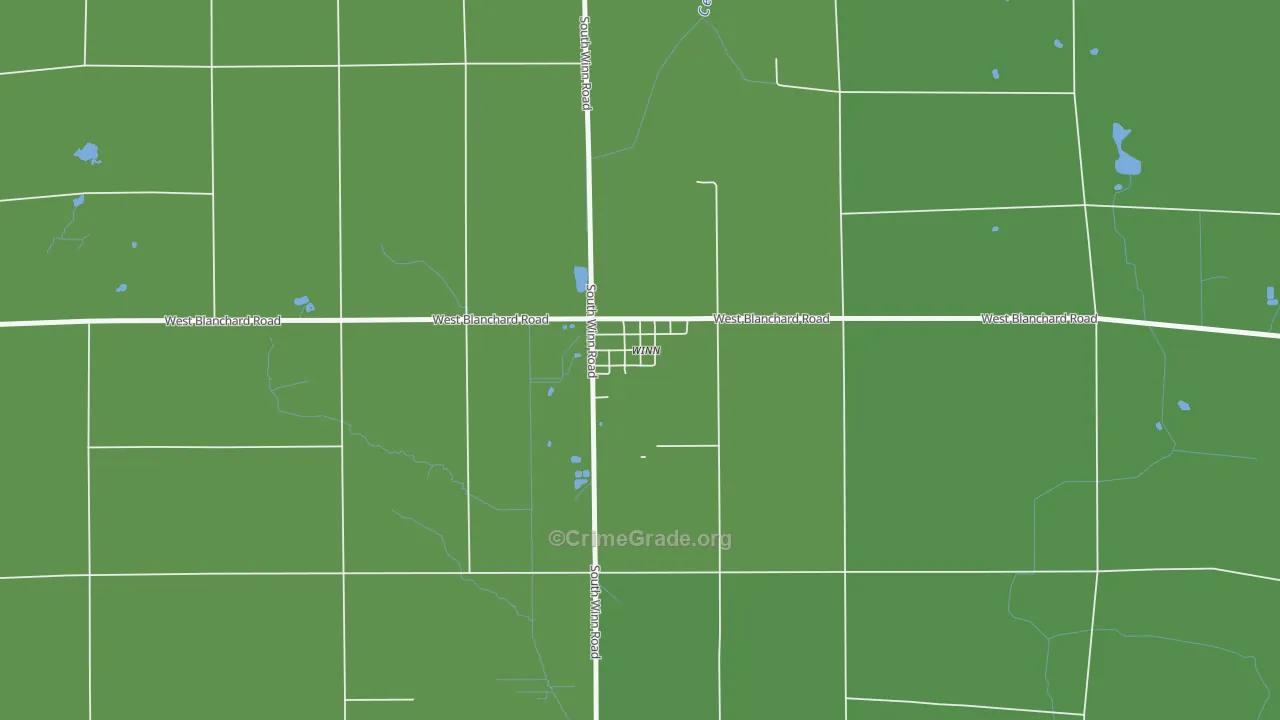 48896, MI Map of Drug-Related Crime Rates