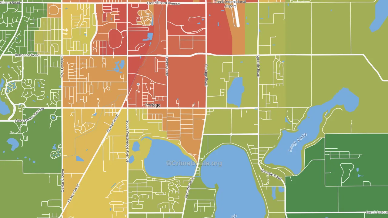 49002, MI Map of Drug-Related Crime Rates