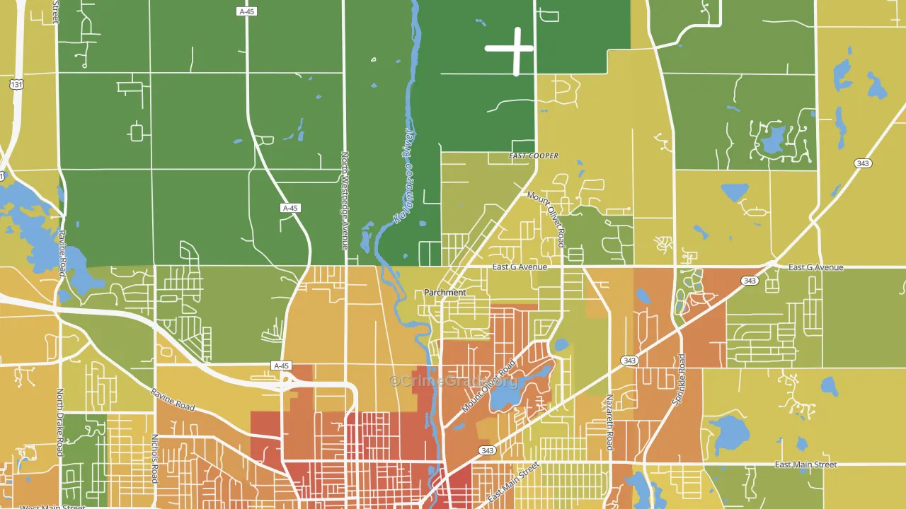 49004, MI Map of Drug-Related Crime Rates