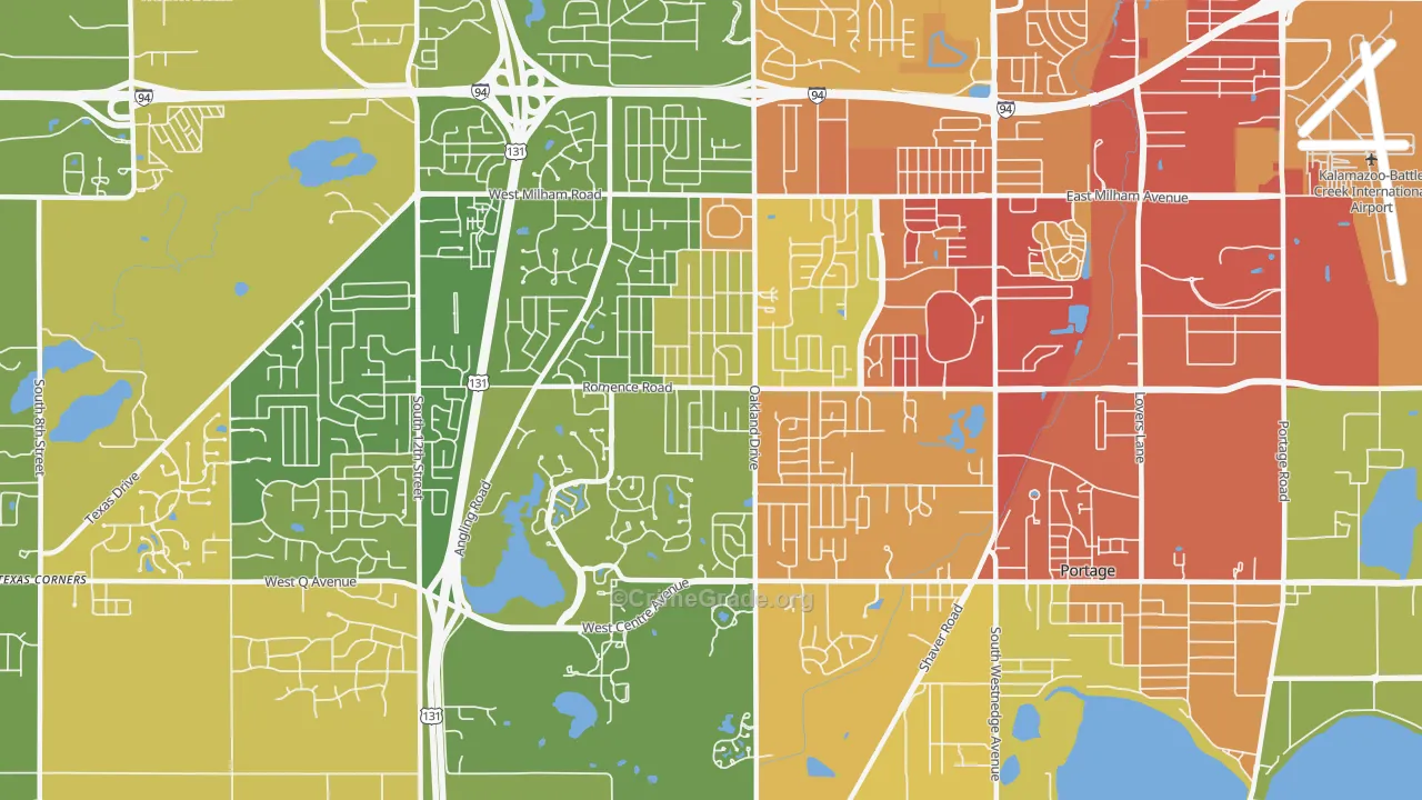 49024, MI Map of Drug-Related Crime Rates