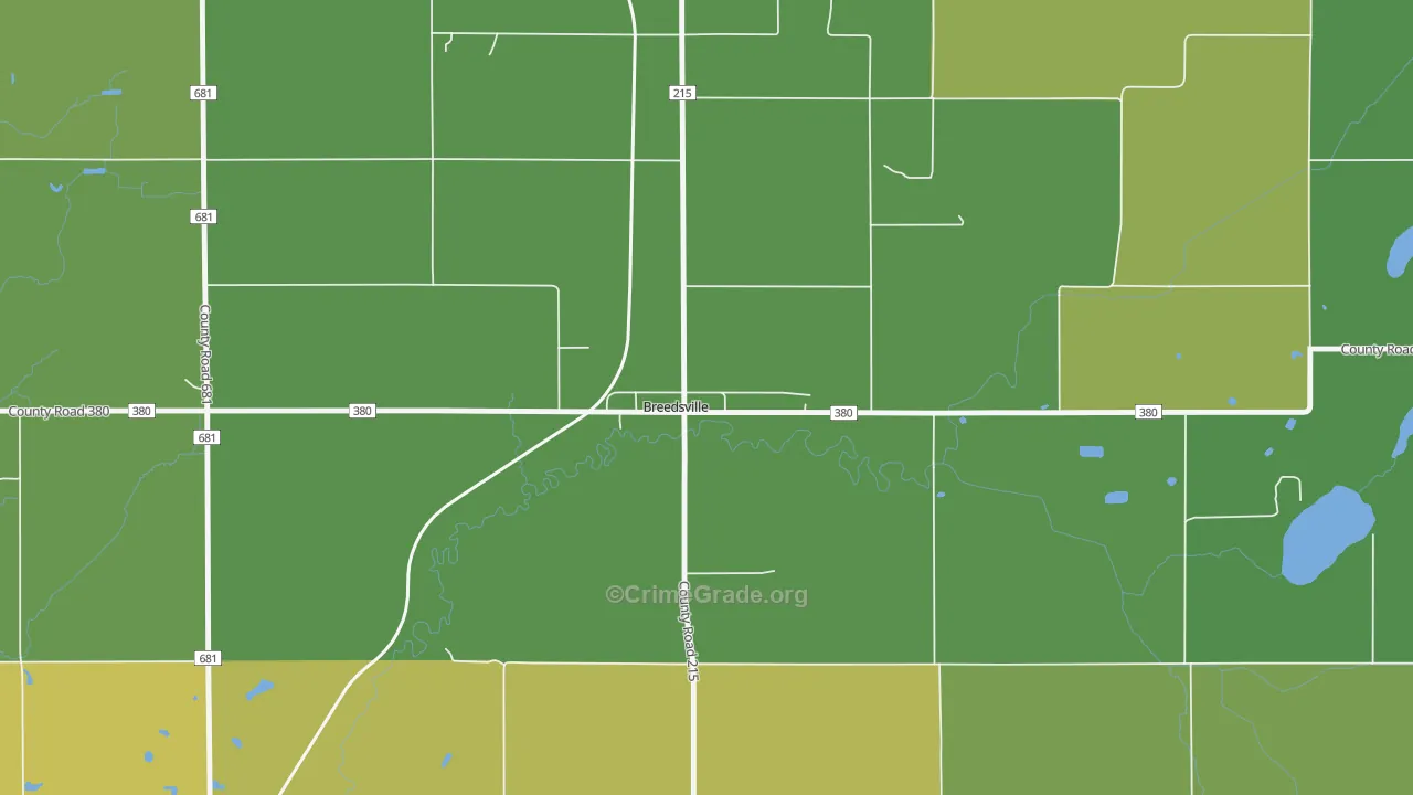 49027, MI Map of Drug-Related Crime Rates