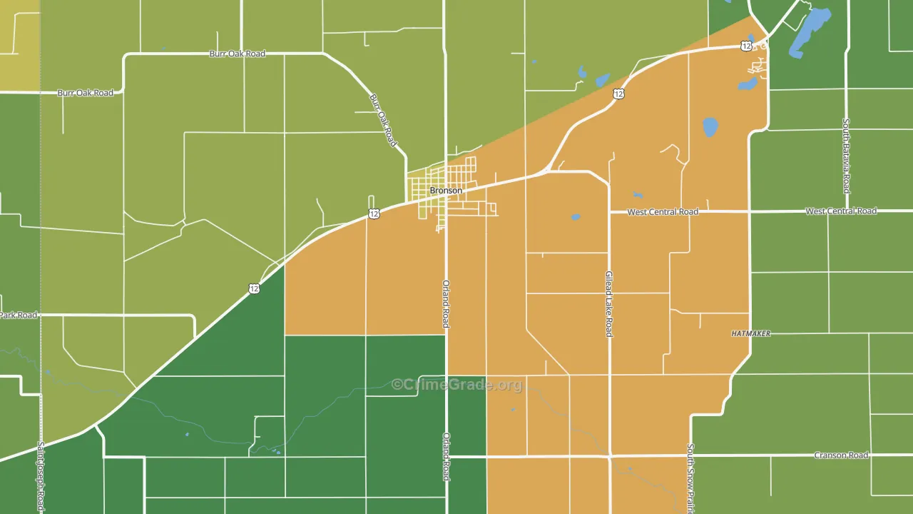 49028, MI Map of Drug-Related Crime Rates