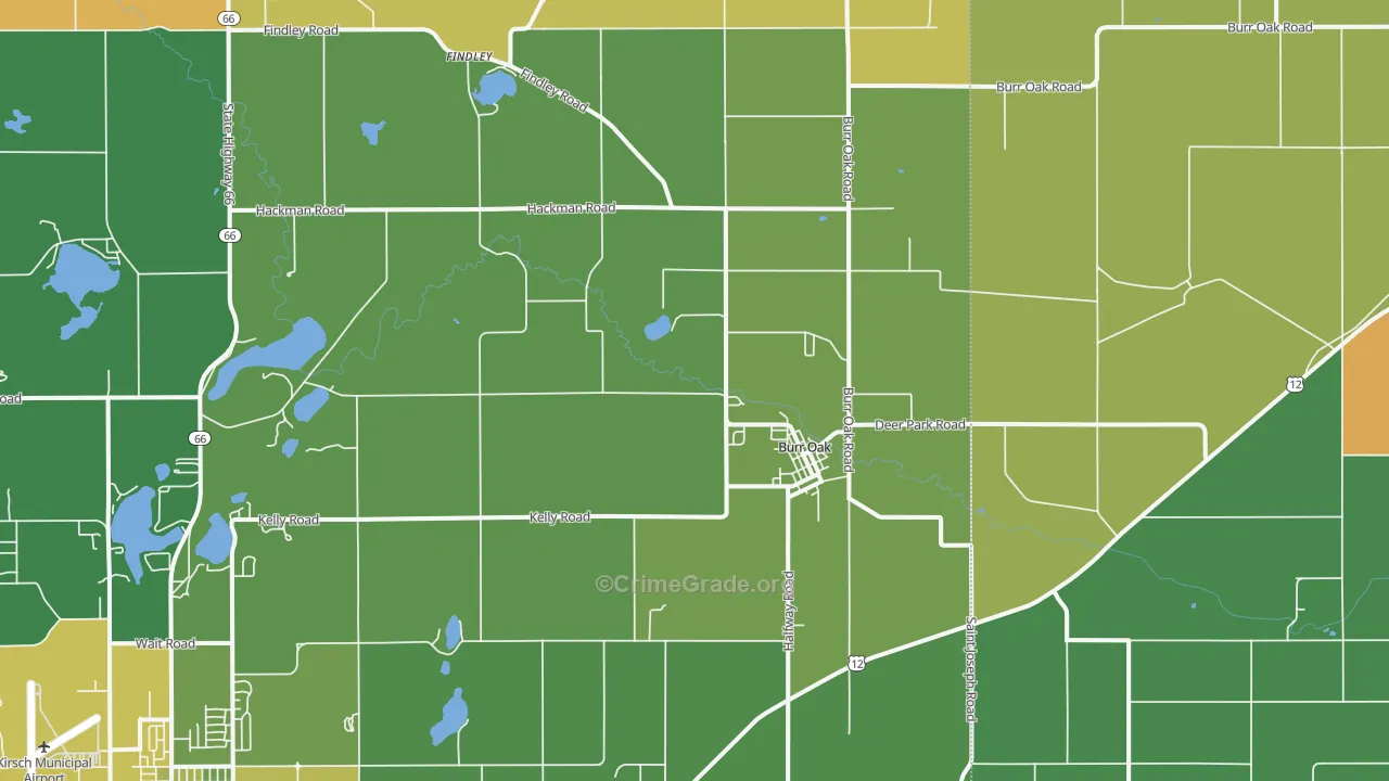49030, MI Map of Drug-Related Crime Rates