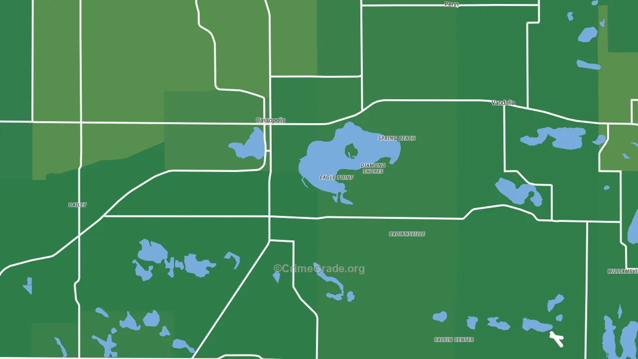 49031, MI Map of Drug-Related Crime Rates
