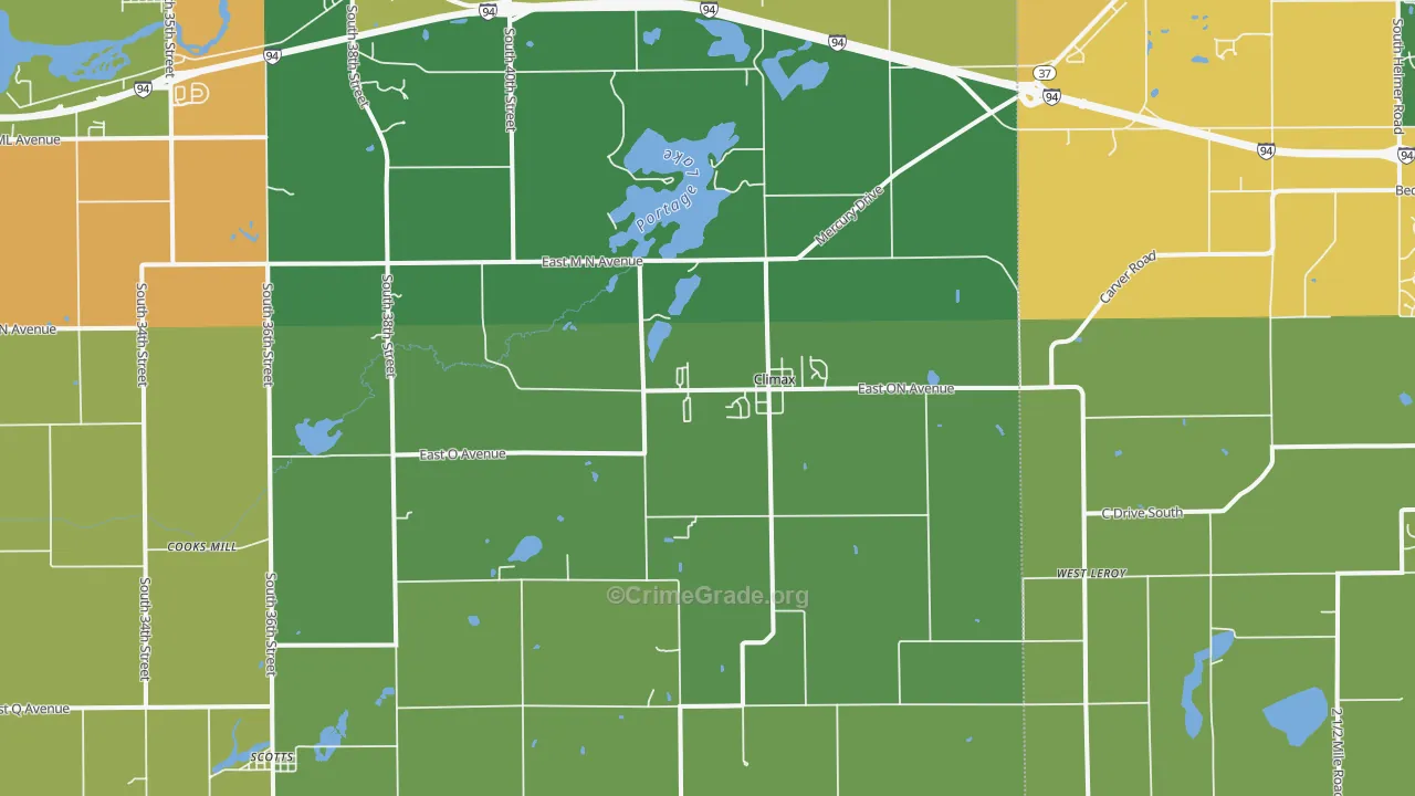 49034, MI Map of Drug-Related Crime Rates
