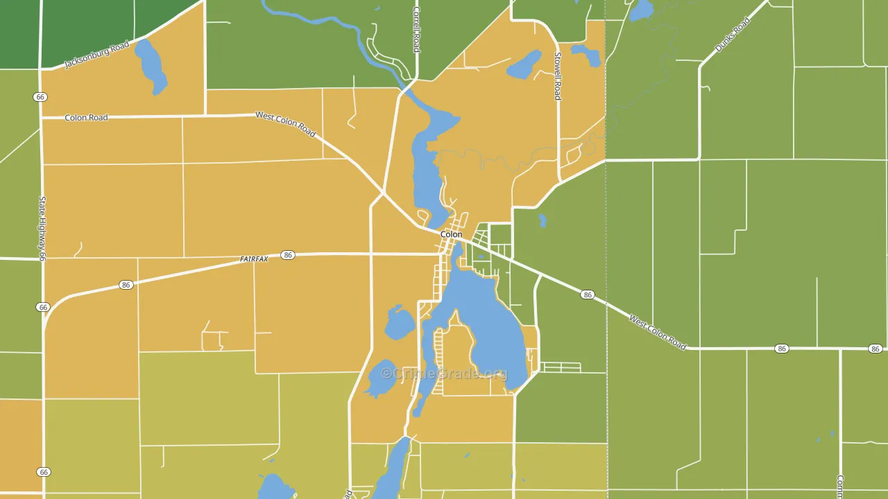 49040, MI Map of Drug-Related Crime Rates