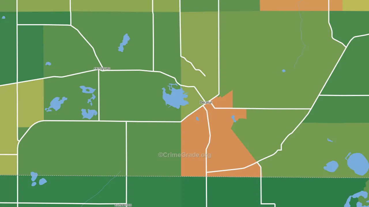 49045, MI Map of Drug-Related Crime Rates