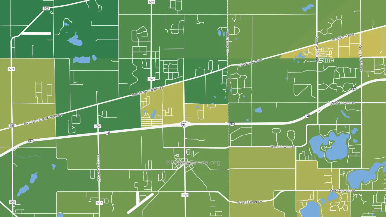 49071, MI Map of Drug-Related Crime Rates