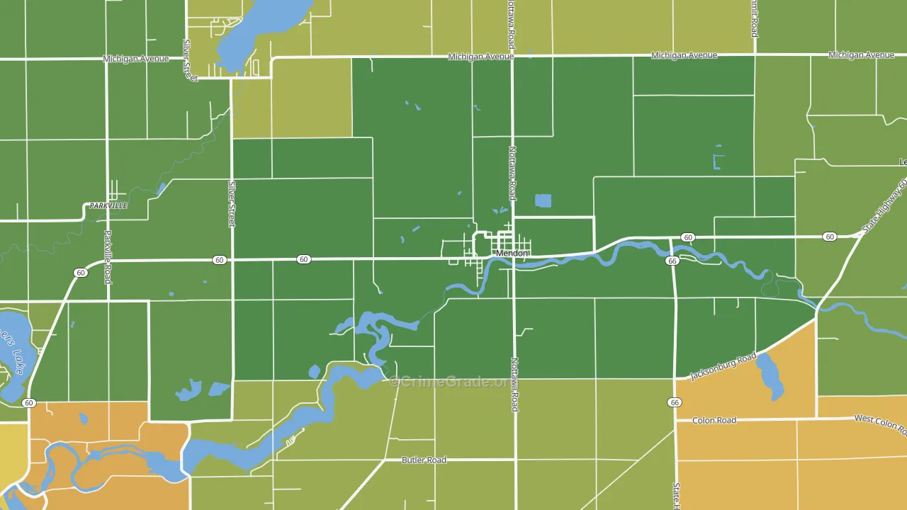 49072, MI Map of Drug-Related Crime Rates