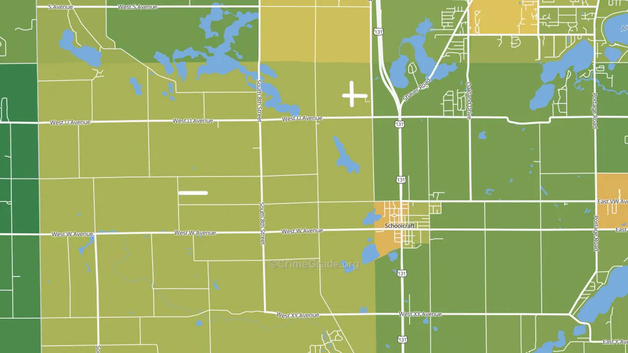 49087, MI Map of Drug-Related Crime Rates