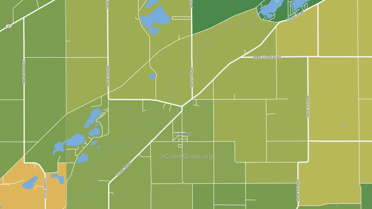 49089, MI Map of Drug-Related Crime Rates