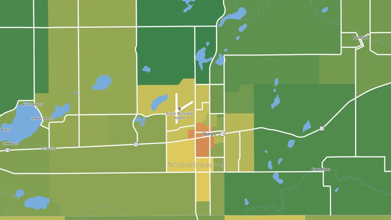 49091, MI Map of Drug-Related Crime Rates