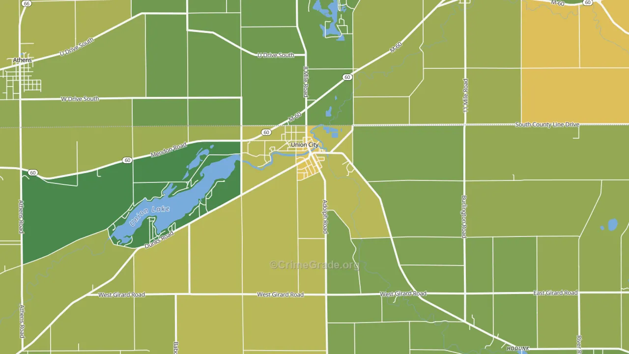 49094, MI Map of Drug-Related Crime Rates