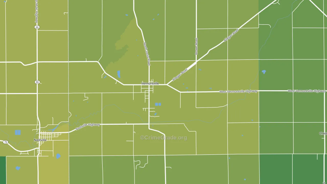 49096, MI Map of Drug-Related Crime Rates