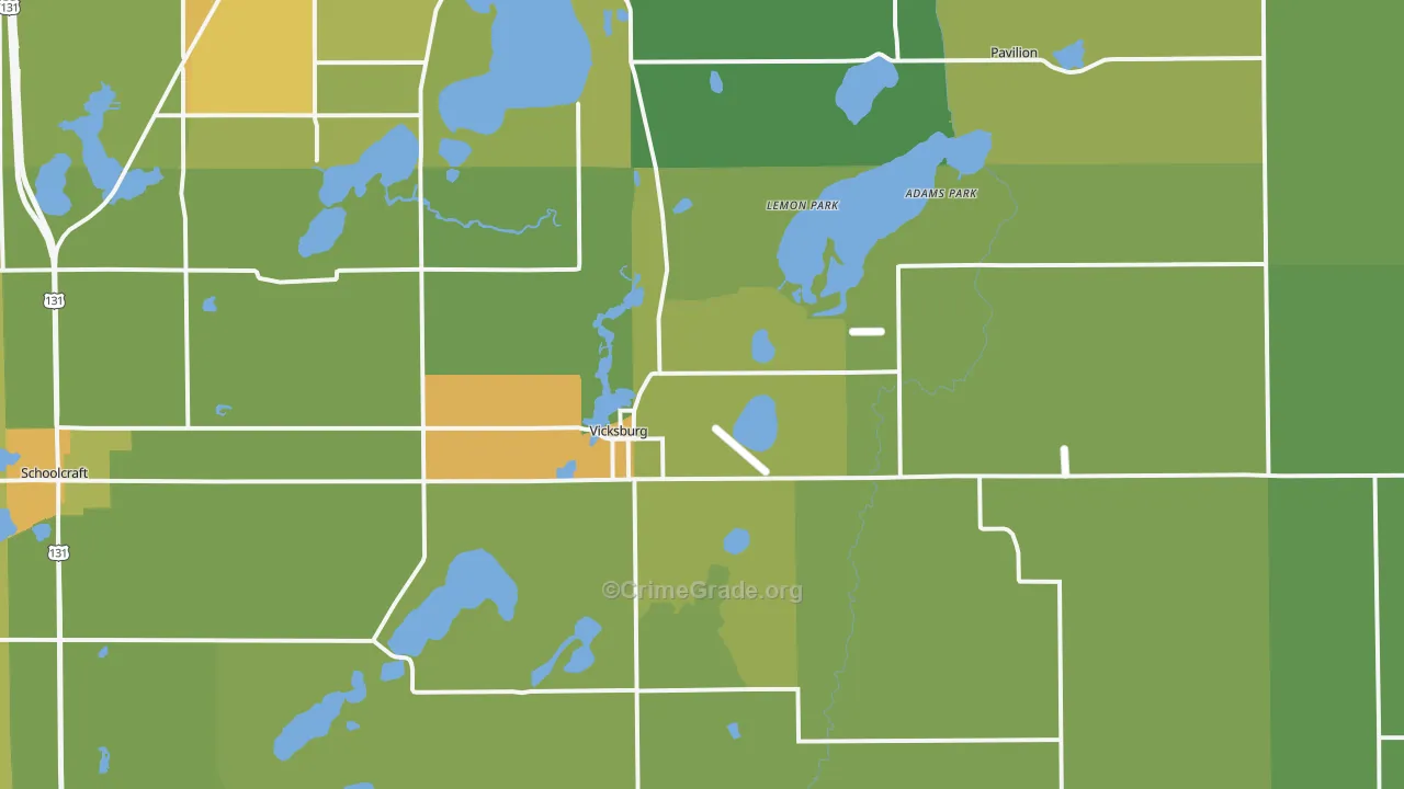 49097, MI Map of Drug-Related Crime Rates