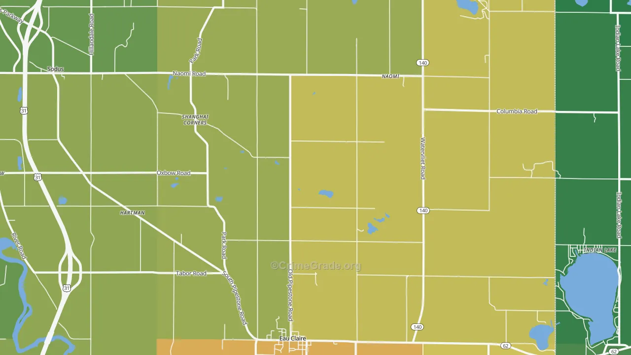 49111, MI Map of Drug-Related Crime Rates