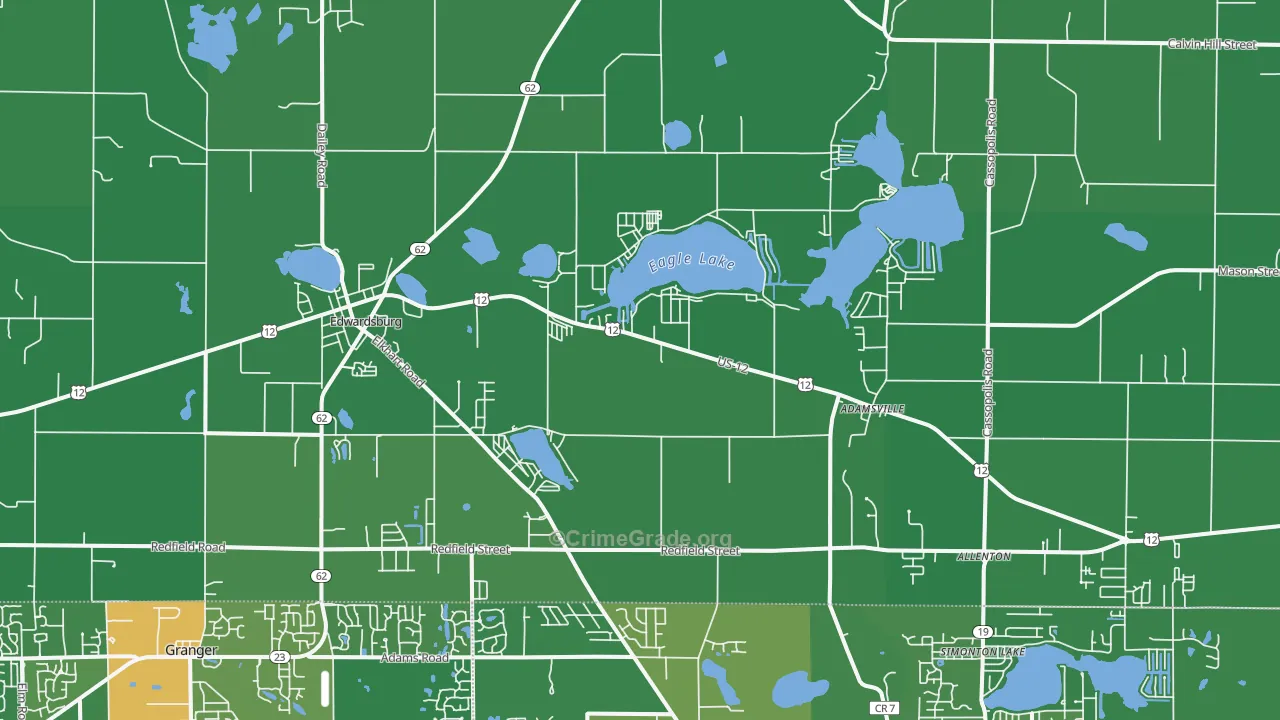 49112, MI Map of Drug-Related Crime Rates
