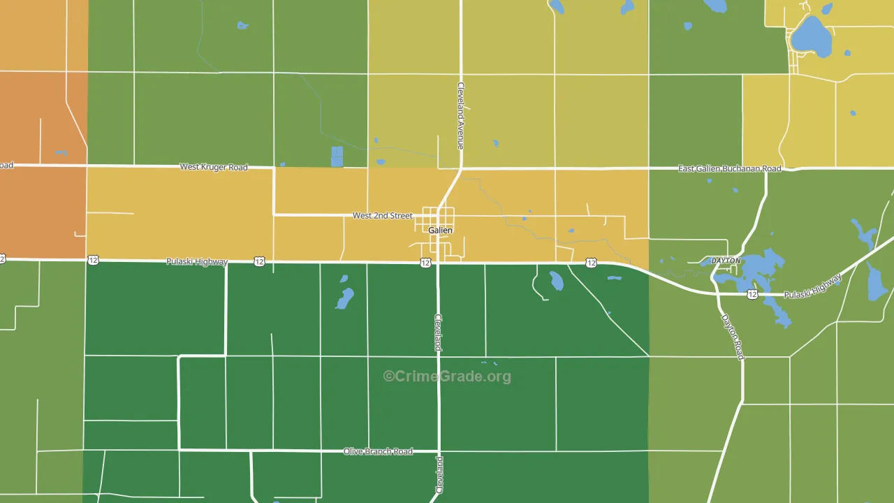 49113, MI Map of Drug-Related Crime Rates