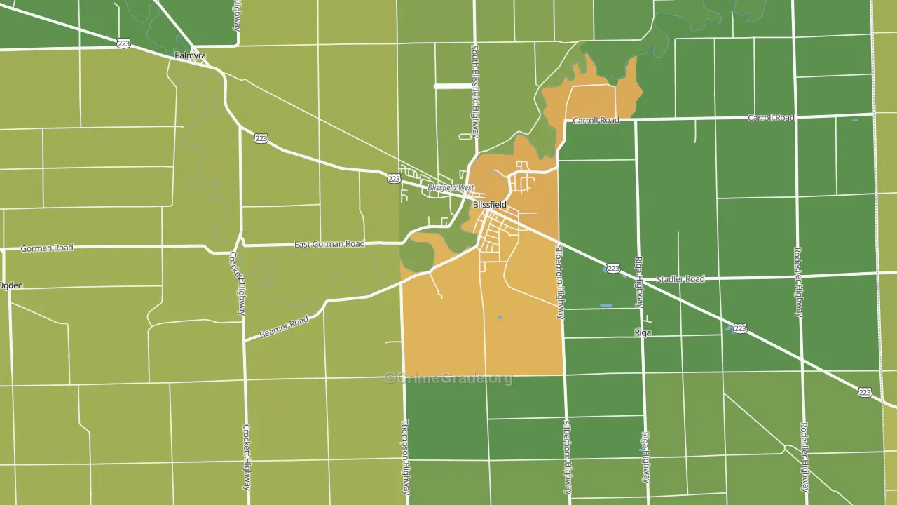 49228, MI Map of Drug-Related Crime Rates