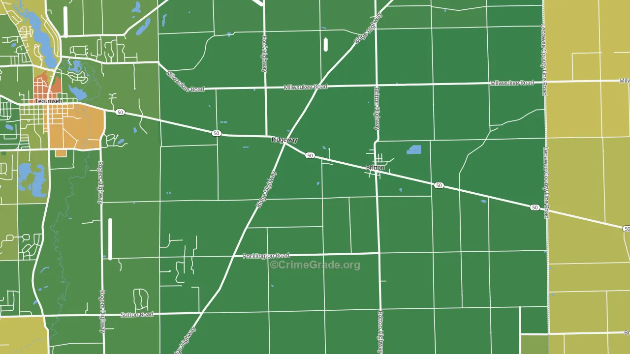 49229, MI Map of Drug-Related Crime Rates
