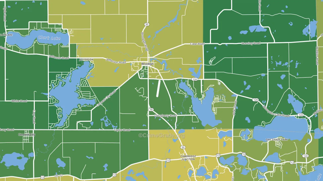 49230, MI Map of Drug-Related Crime Rates