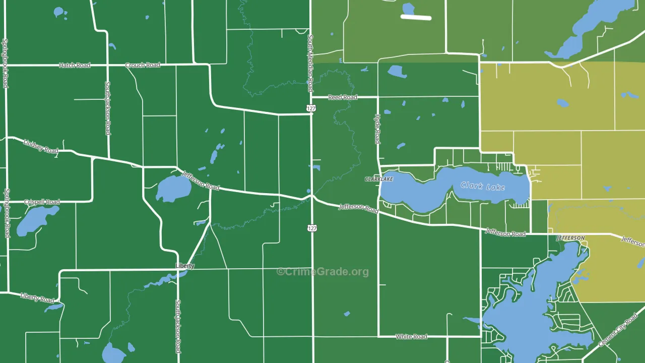 49234, MI Map of Drug-Related Crime Rates