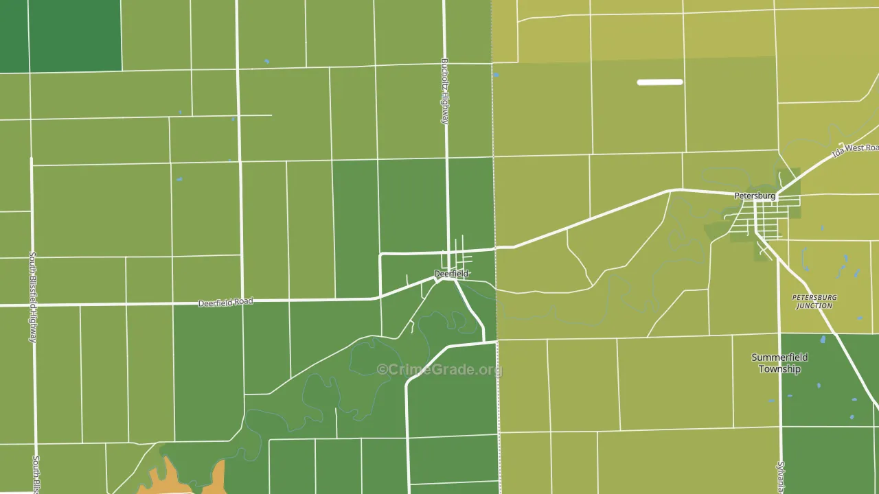 49238, MI Map of Drug-Related Crime Rates