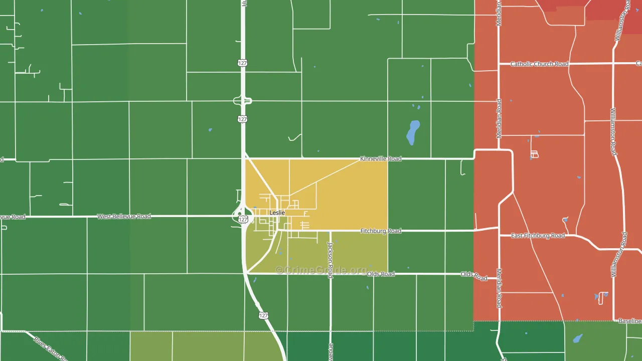 49251, MI Map of Drug-Related Crime Rates