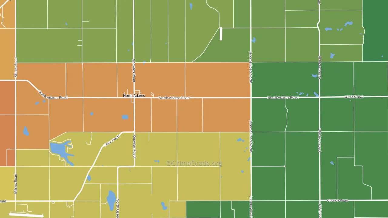 49262, MI Map of Drug-Related Crime Rates