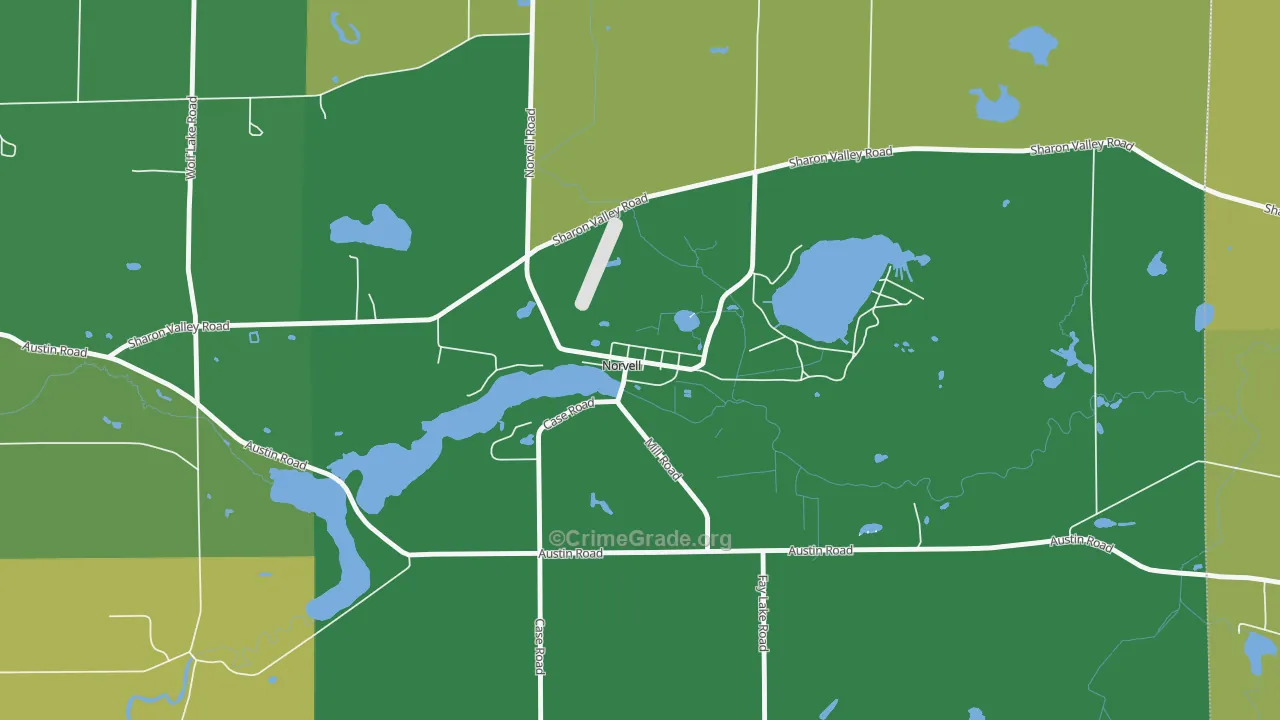 49263, MI Map of Drug-Related Crime Rates