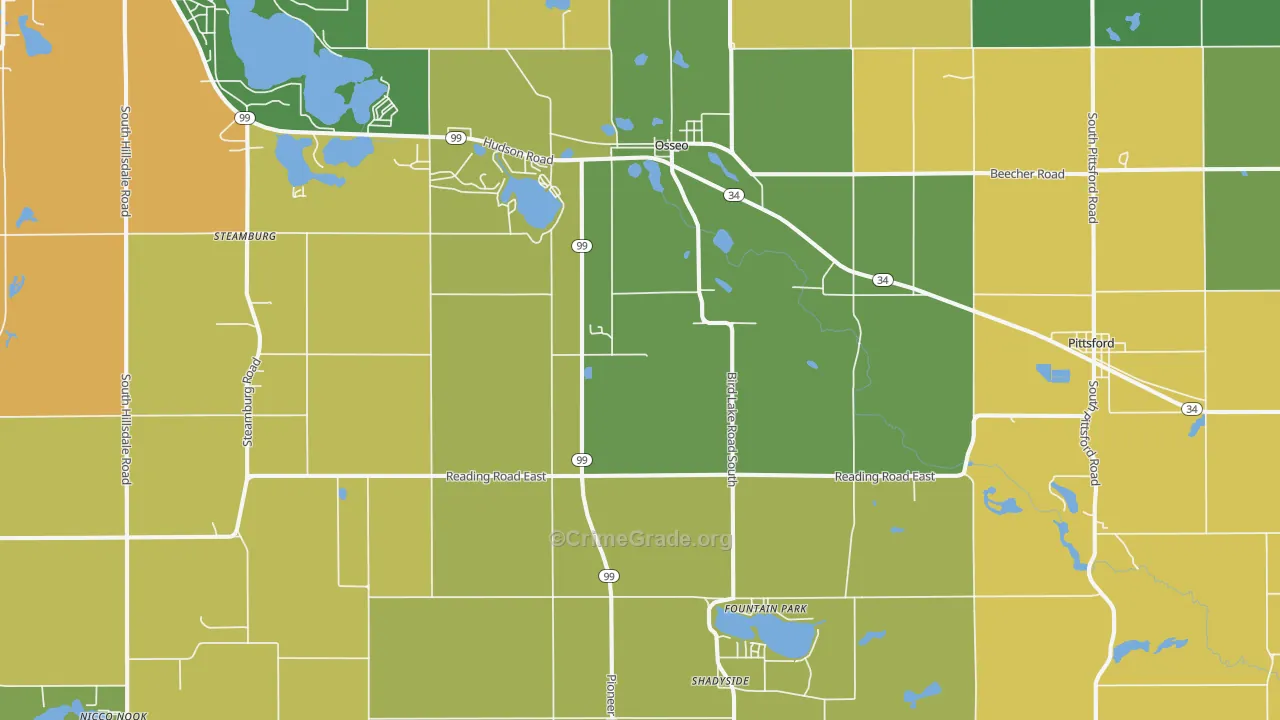 49266, MI Map of Drug-Related Crime Rates