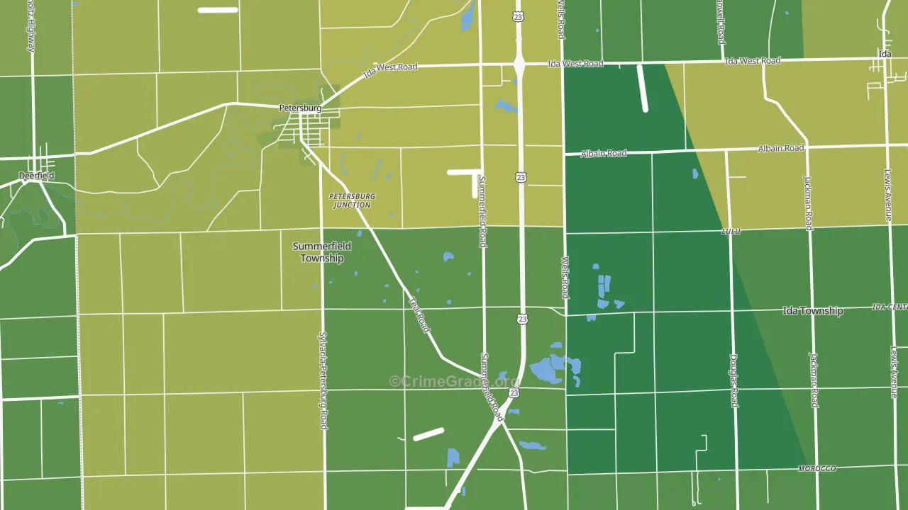 49270, MI Map of Drug-Related Crime Rates
