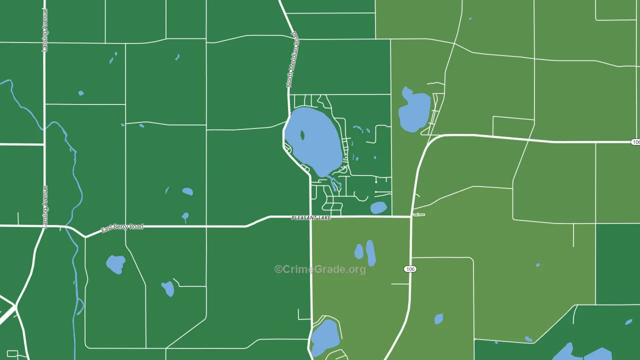 49272, MI Map of Drug-Related Crime Rates
