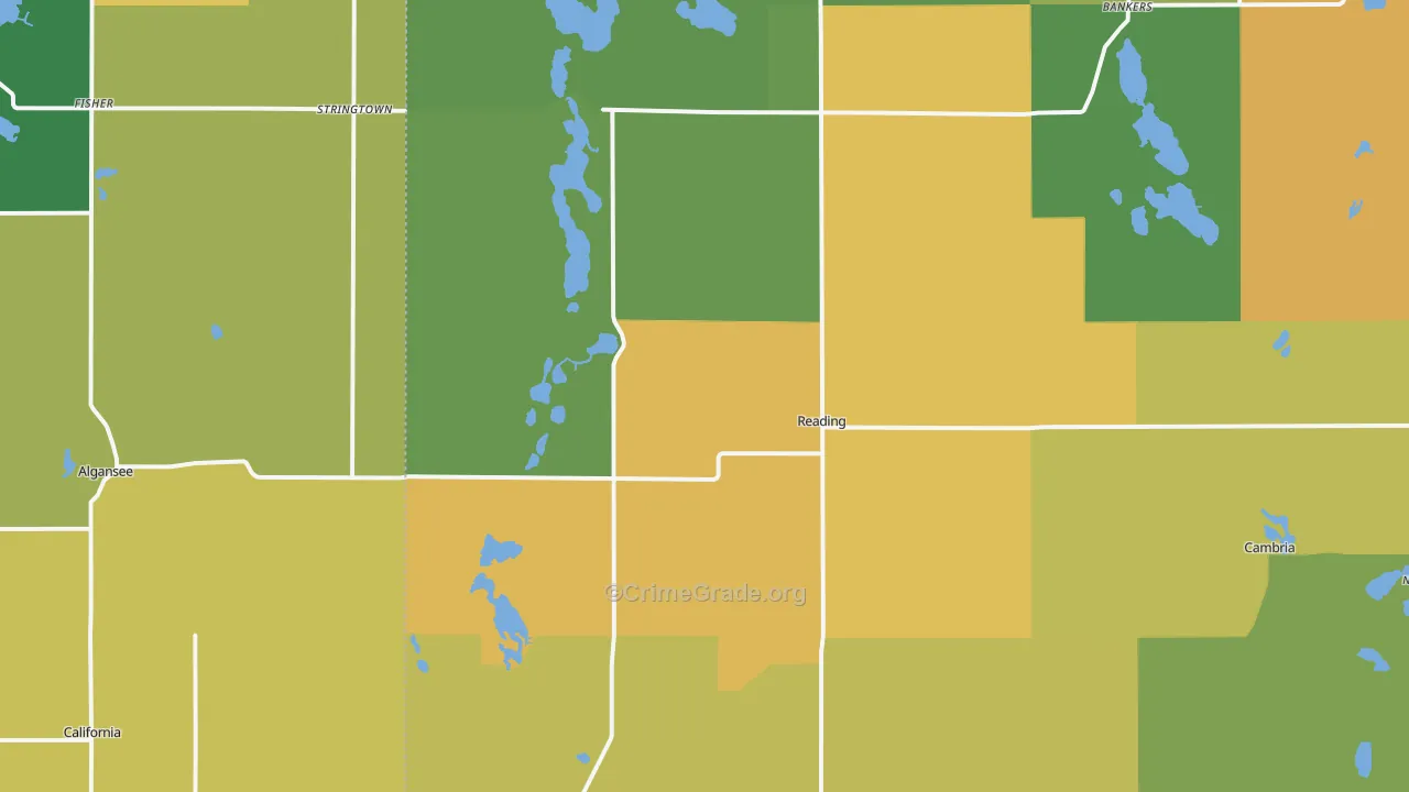 49274, MI Map of Drug-Related Crime Rates