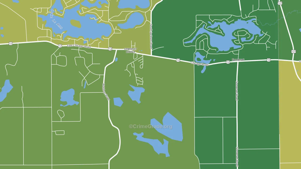 49282, MI Map of Drug-Related Crime Rates