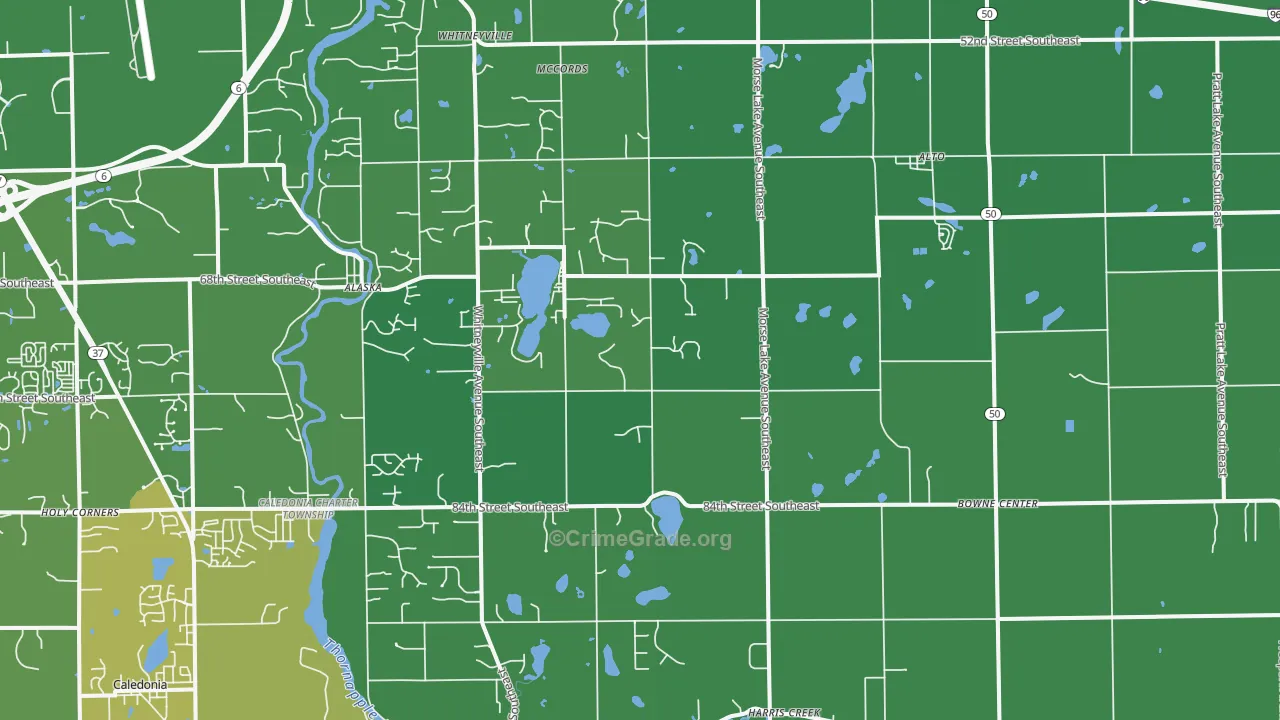49302, MI Map of Drug-Related Crime Rates