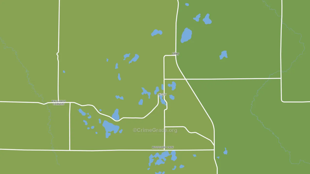 49309, MI Map of Drug-Related Crime Rates