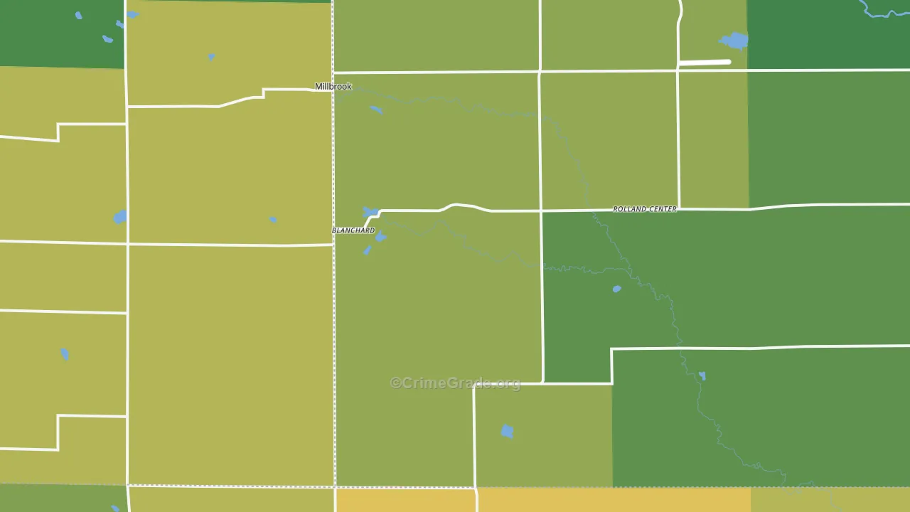 49310, MI Map of Drug-Related Crime Rates