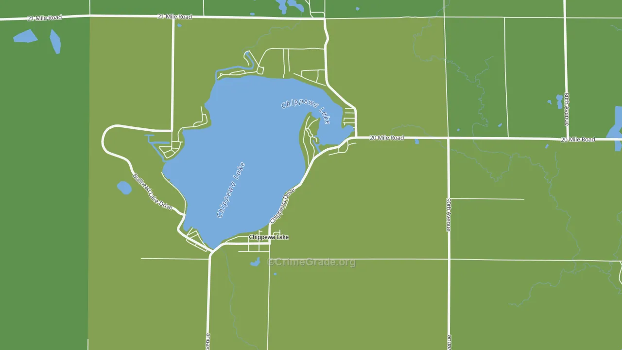 49320, MI Map of Drug-Related Crime Rates