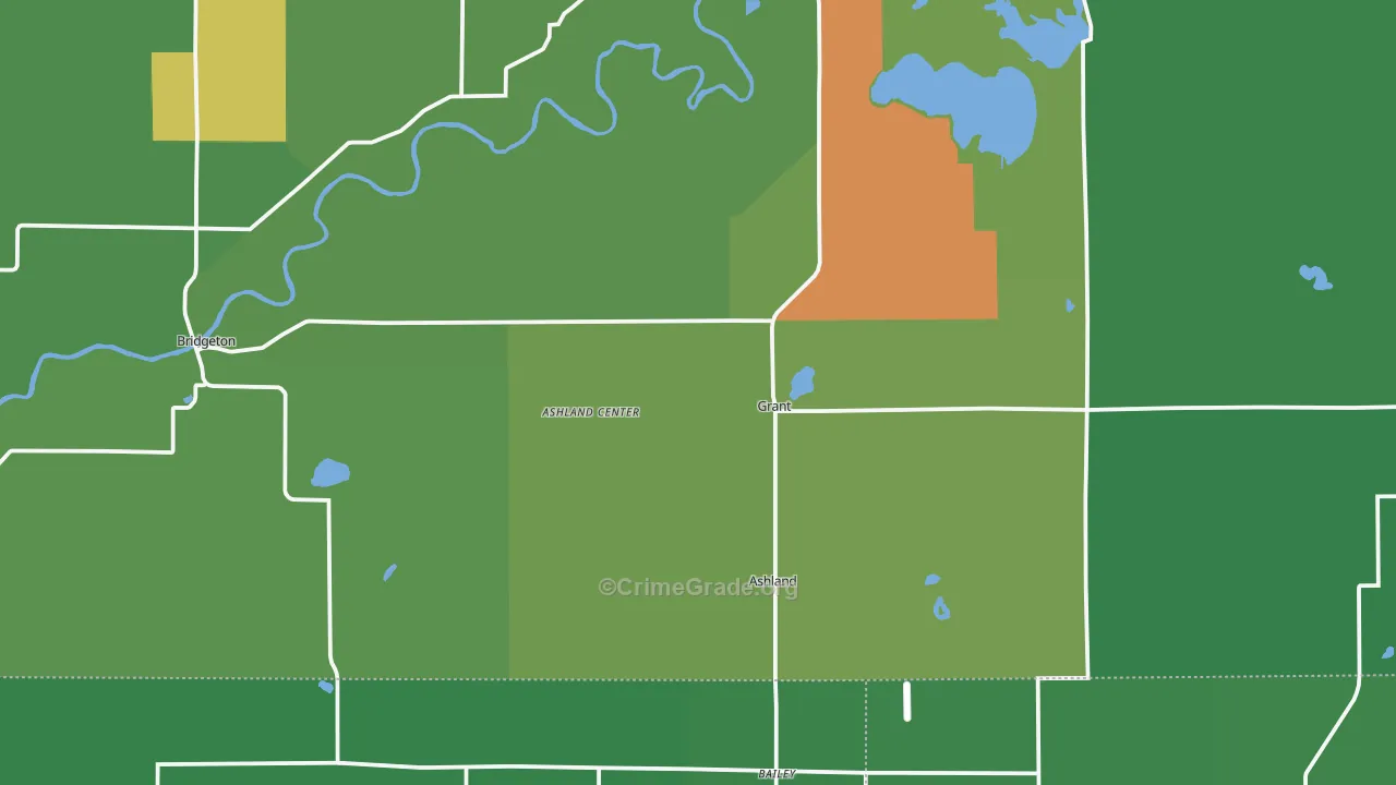 49327, MI Map of Drug-Related Crime Rates