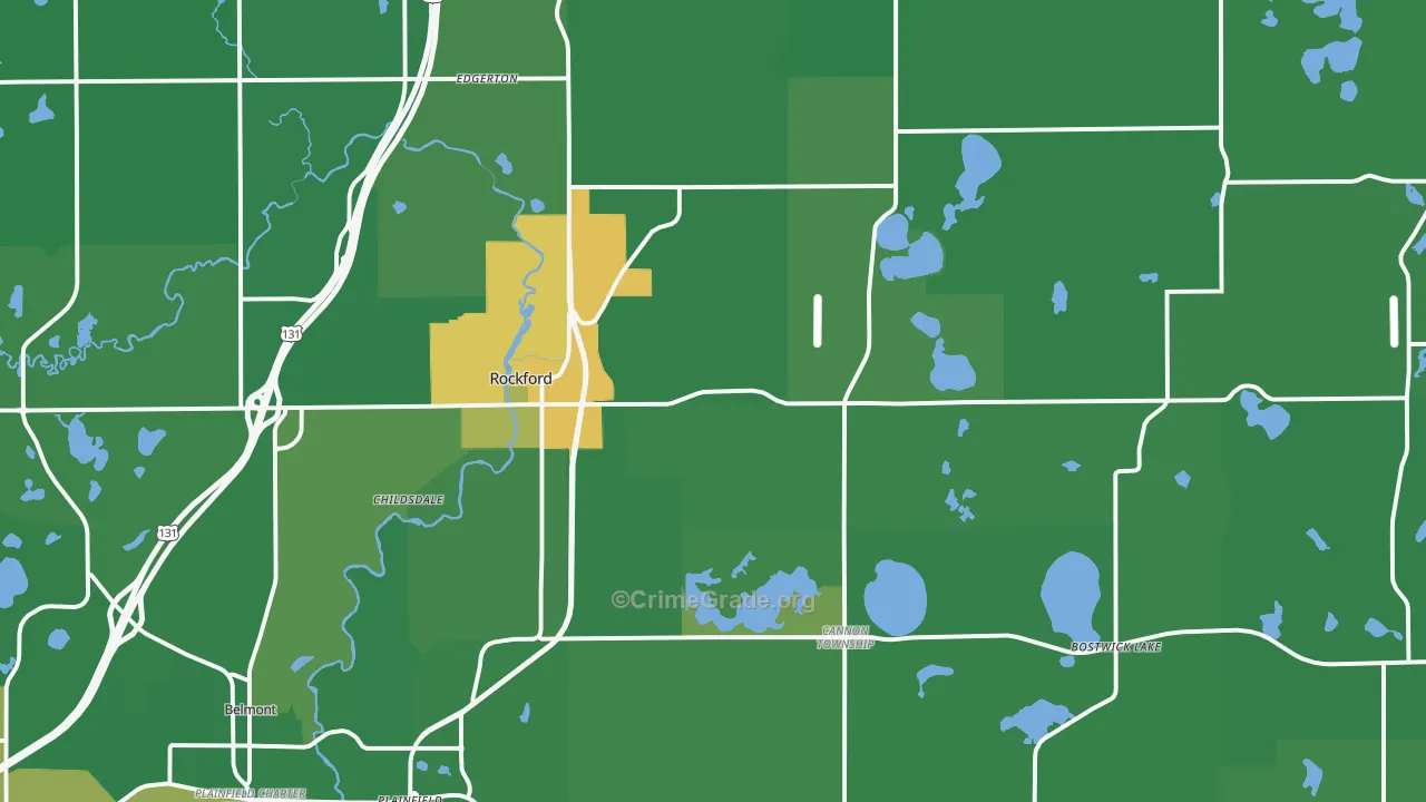 49341, MI Map of Drug-Related Crime Rates