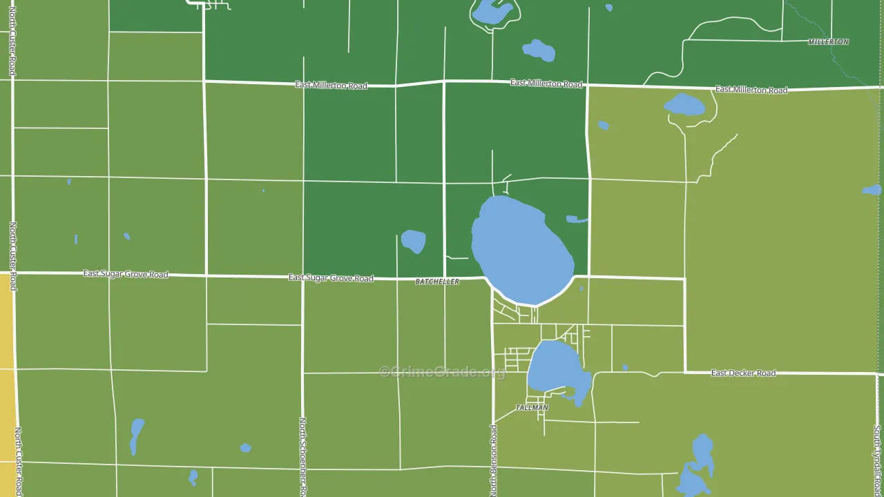 49410, MI Map of Drug-Related Crime Rates